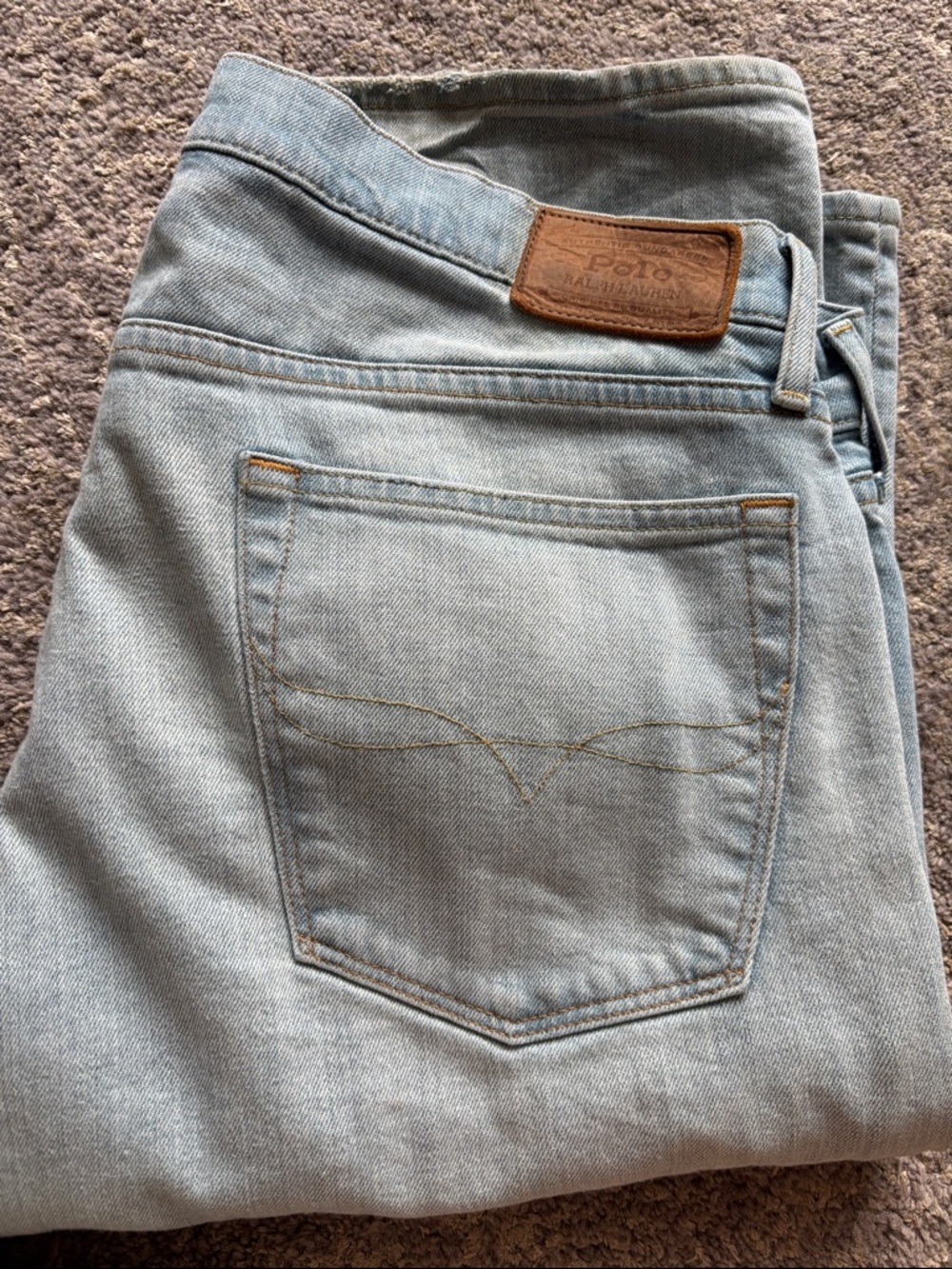 Polo by Ralph Lauren Light Blue Men’s Straight Jeans in 36